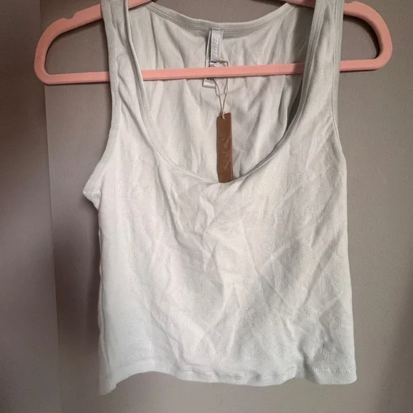NWT Skims (M) Pointelle Tank Top Frost - Picture 3 of 7